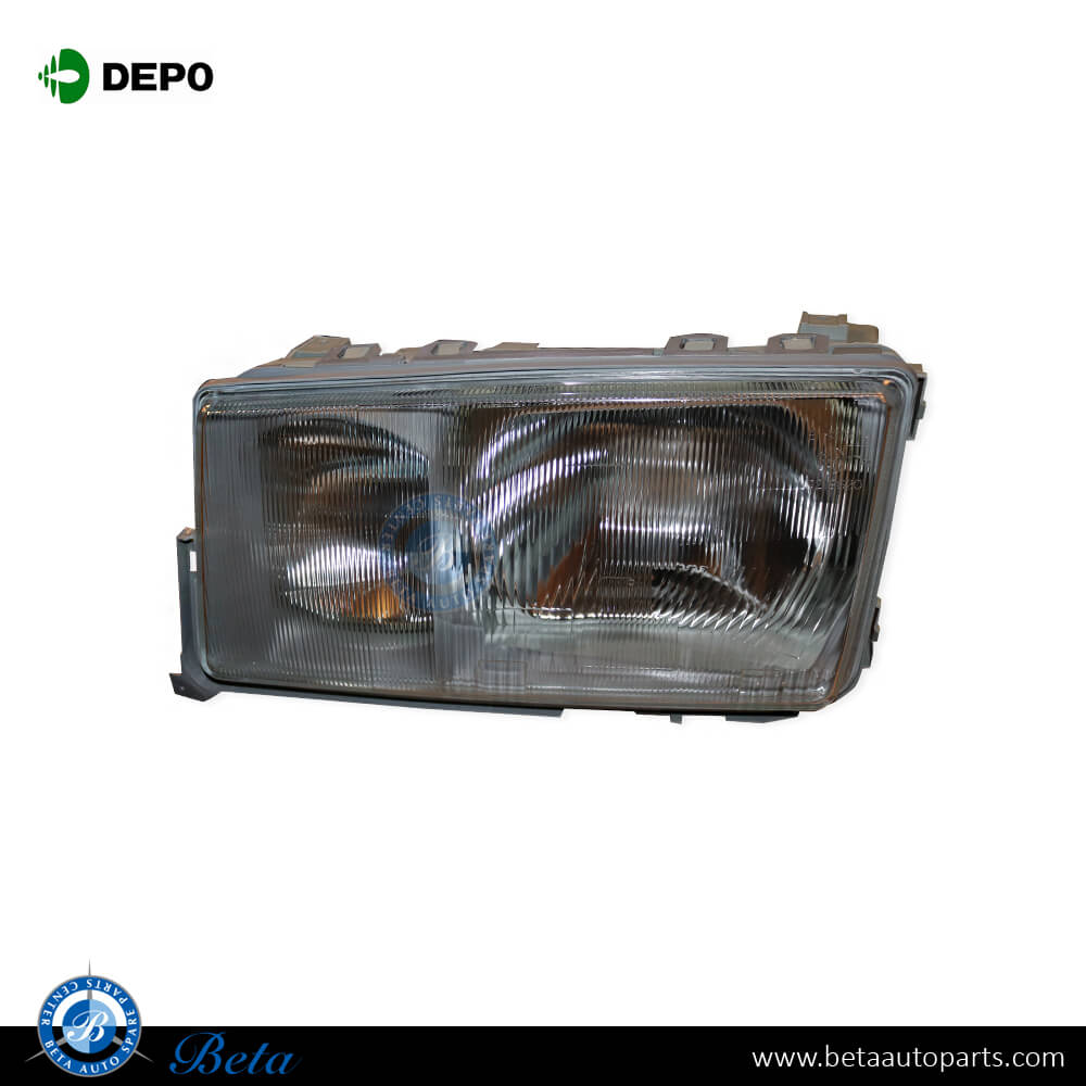 Left Side Headlamp for Mercedes C-Class W201 1982-1993 models, Part Number 2018202561 Left Side Headlamp for Mercedes C-Class W201 1982-1993 models, Part Number 2018202561